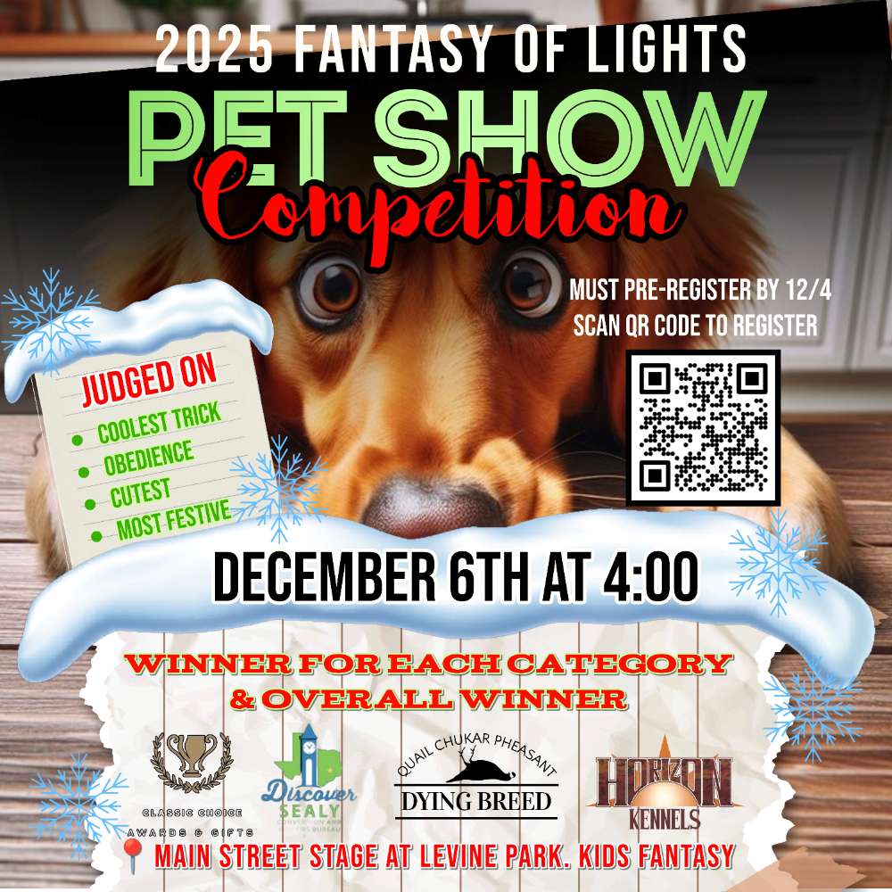2025 Fantasy of Lights Pet Show Competition