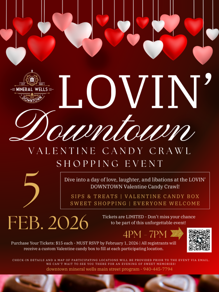 February 5, 2026 - Lovin' Downtown Valentine Candy Crawl