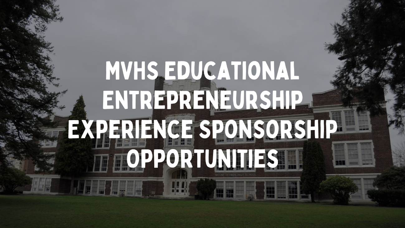 MVHS Educational Entrepreneurship Experience Sponsorship Opportunities