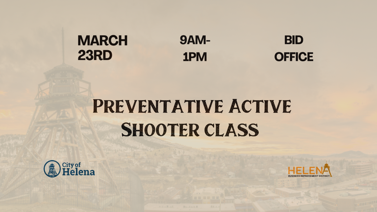 Preventative Active Shooter Class 
