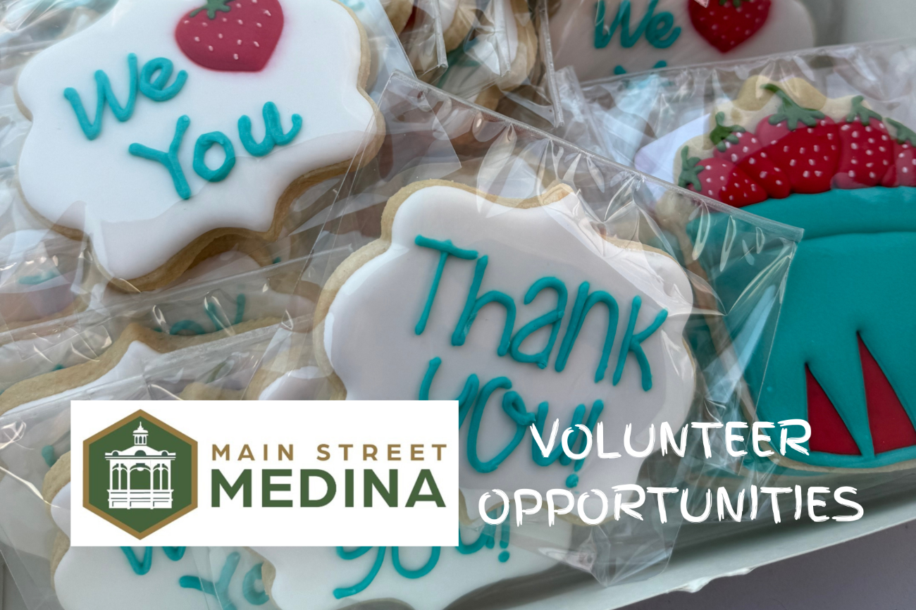 Main Street Medina Community Volunteer Sign Ups 
