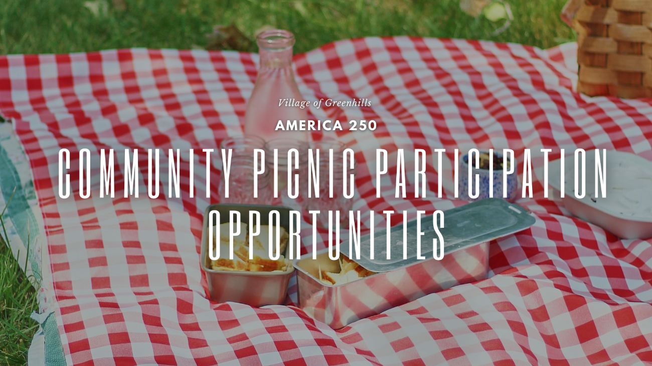 America 250 Community Picnic Participation Opportunities