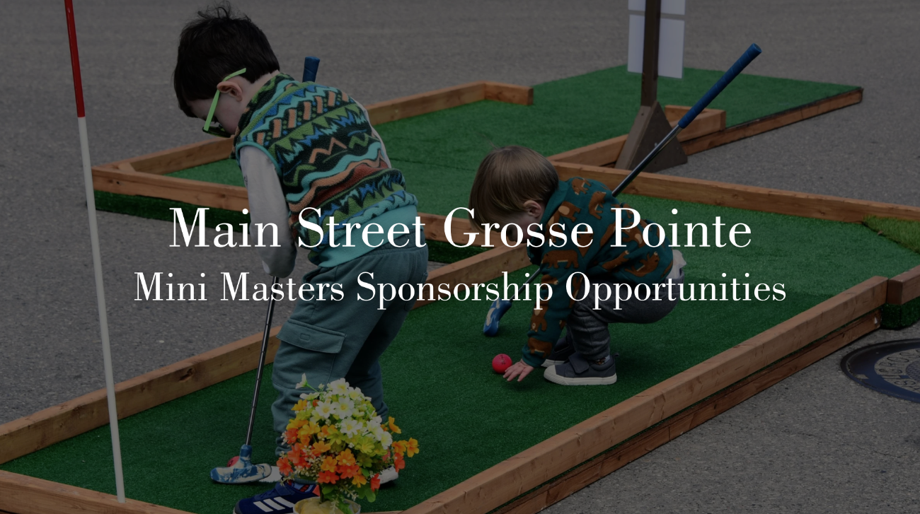 Main Street Mini Masters Sponsorship Opportunities