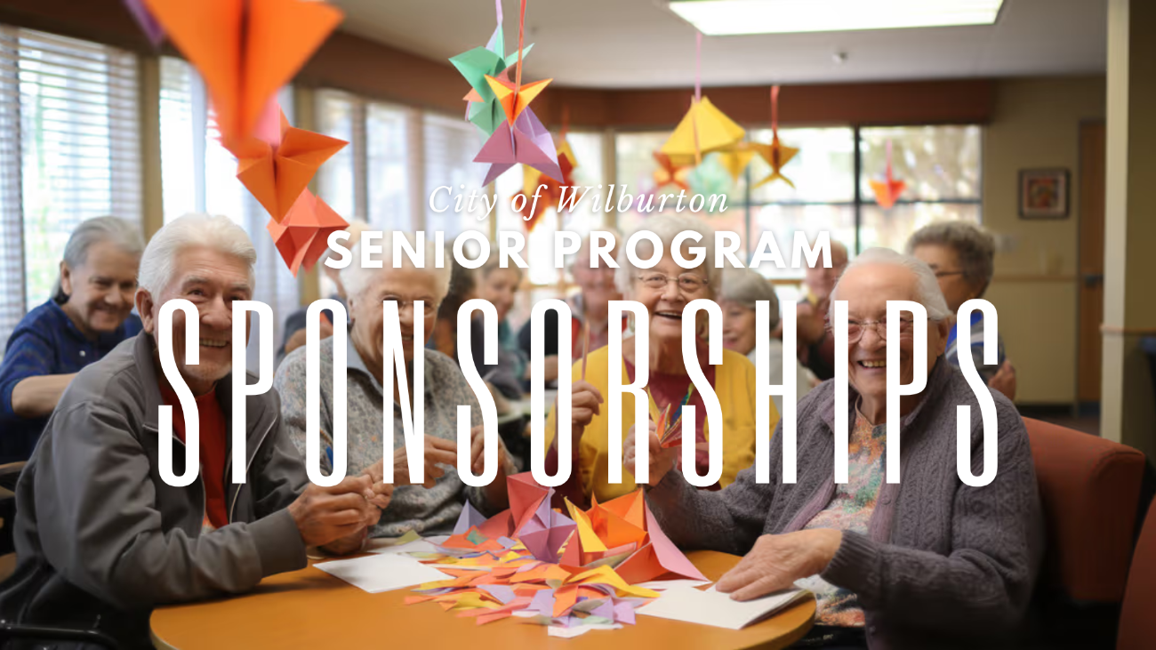 City of Wilburton Senior Program Sponsorship Opportunities
