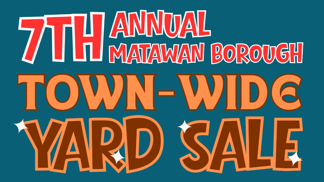 The 7th Annual Matawan Borough Town-wide Yard Sale