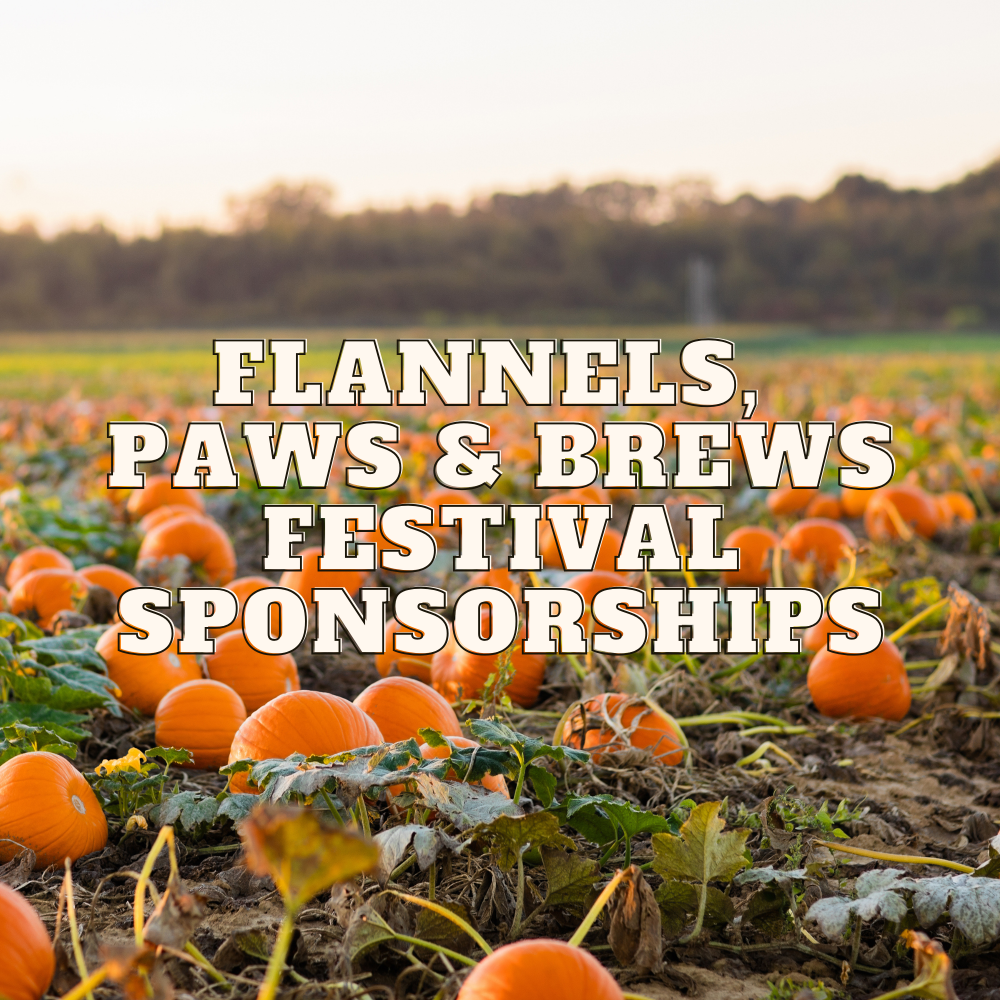 Flannels, Paws & Brews Festival 2026 Sponsorships