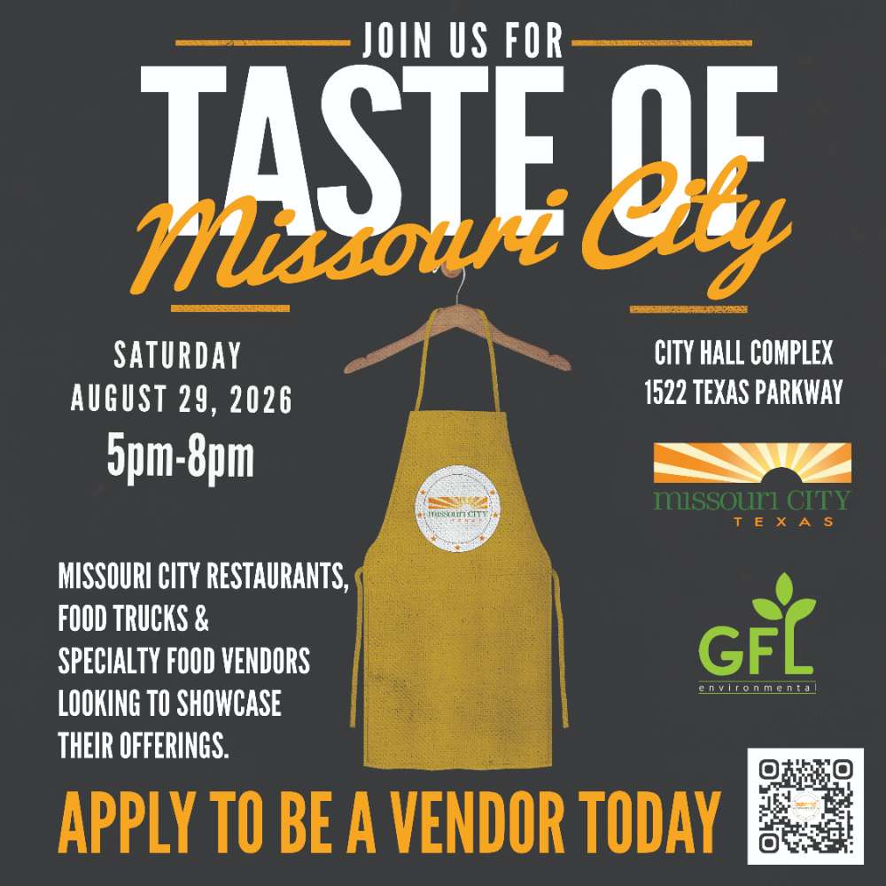 Taste of Missouri City Food Vendor Registration