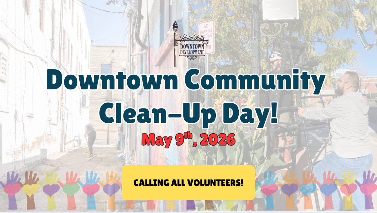 Downtown Idaho Falls Community Clean-Up