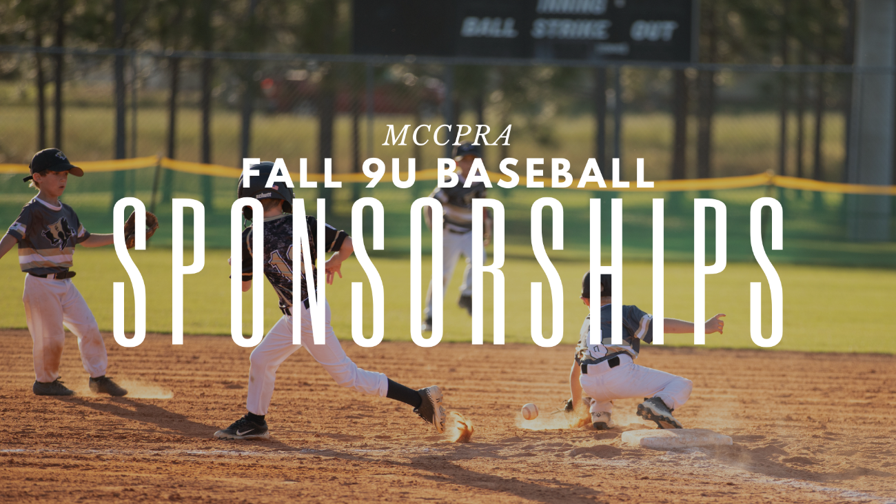 Fall 2026 9U Baseball Sponsorship