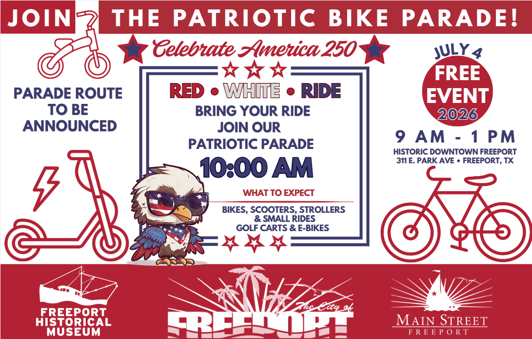 Freeport Celebrate America 250 Patriotic Bike Parade Registration