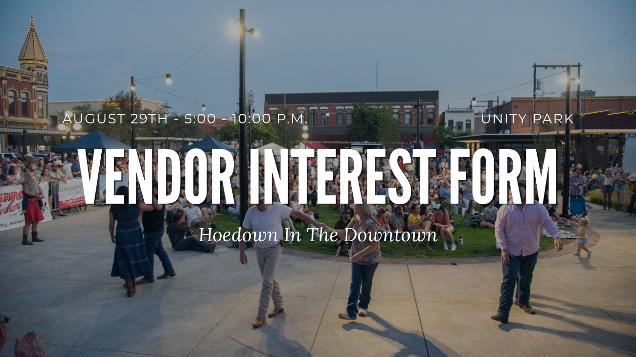 Hoedown in the Downtown Vendor Interest Form