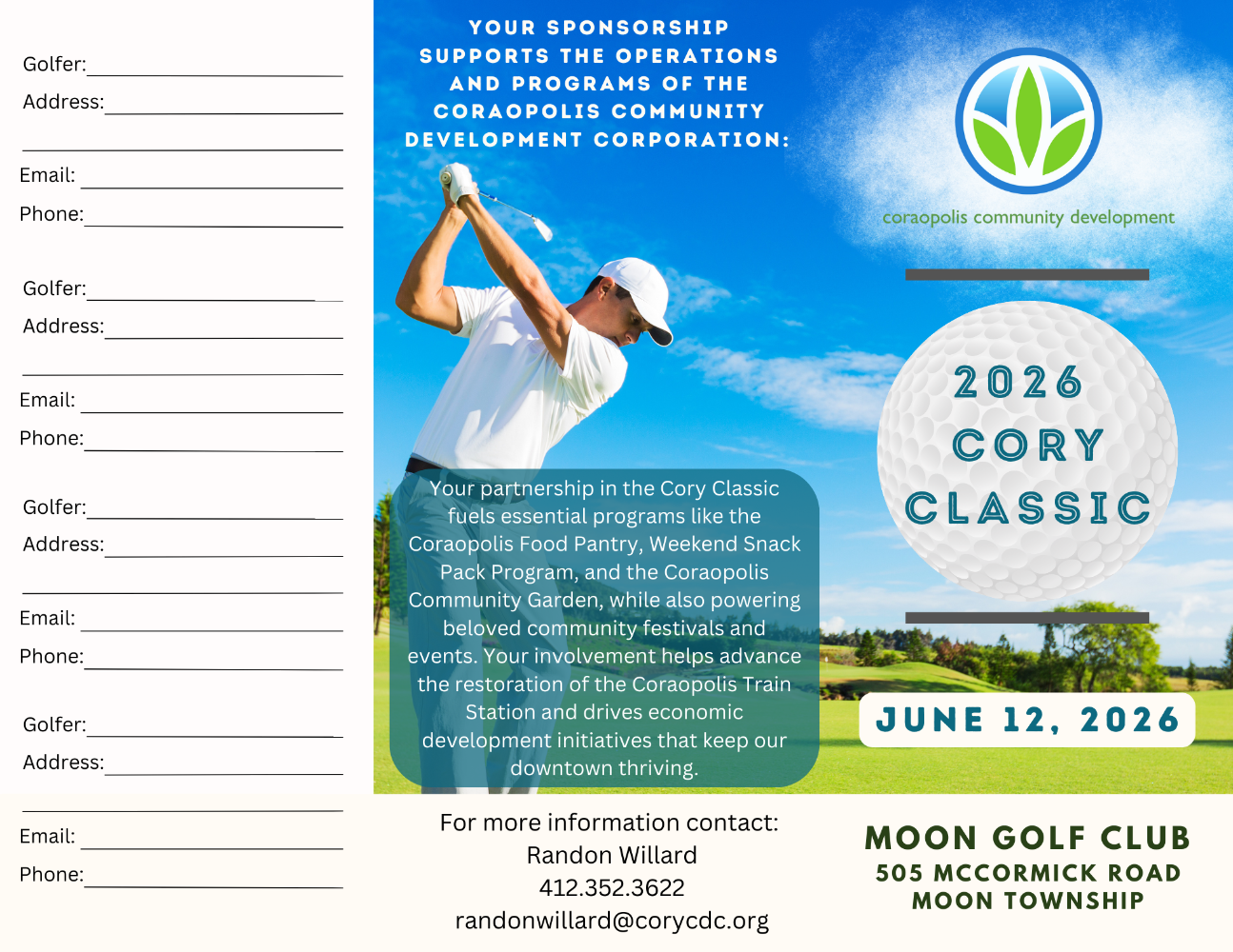 CCDC Cory Classic Golf Tournament  