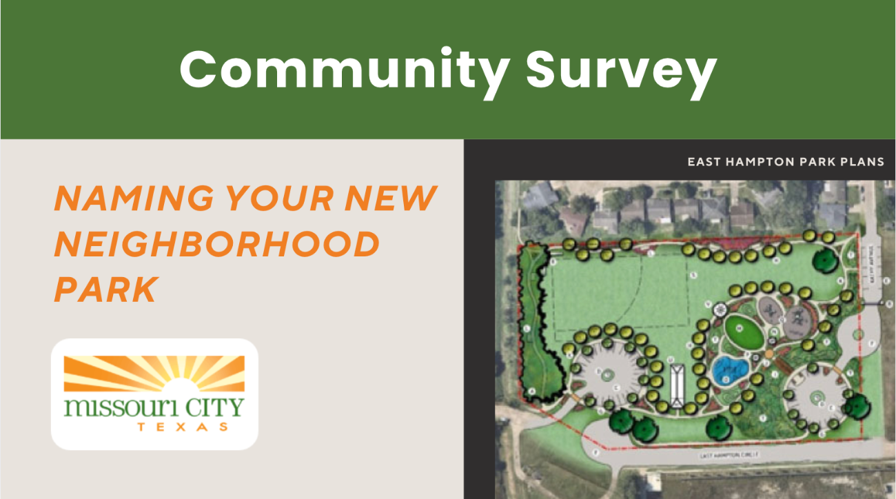 Community Survey: Naming Your New Neighborhood Park 