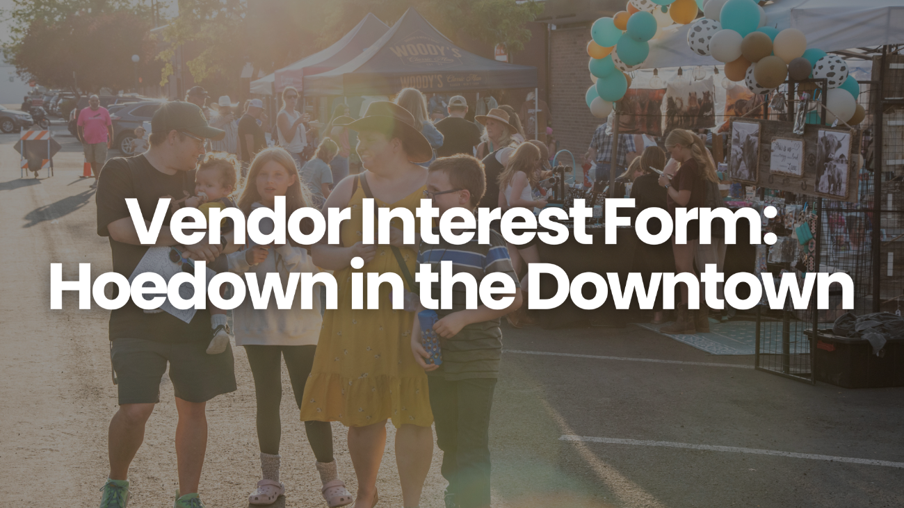 Hoedown in the Downtown Vendor Interest Form