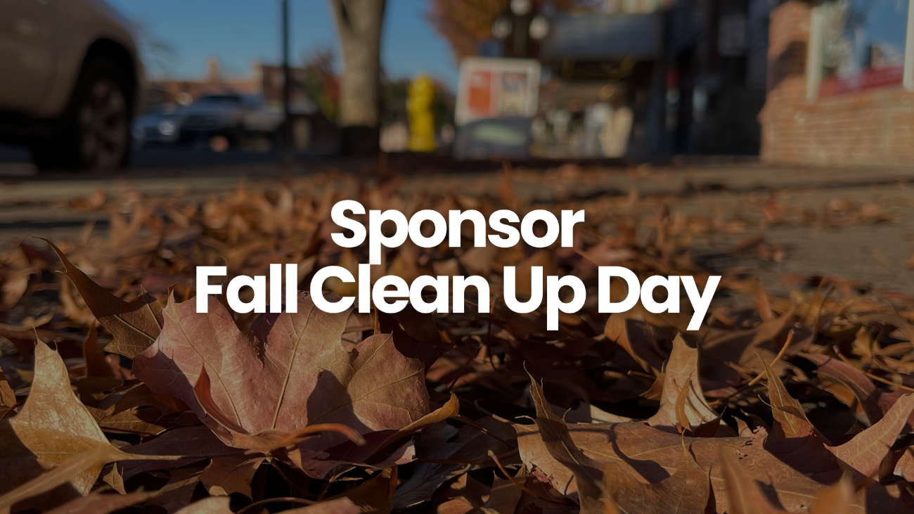 Fall Clean Up Day Sponsorship Opportunities