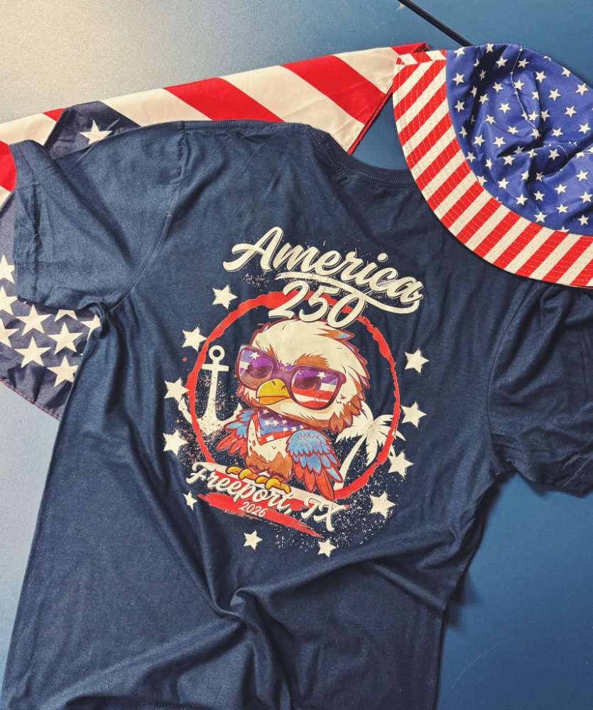 Freeport Celebrate America 250 T-Shirt Sale Fundraiser
