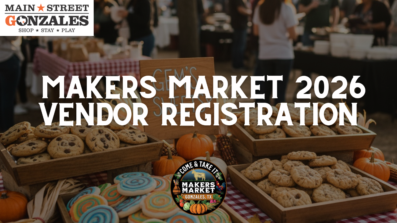 Gonzales Market Day's 2026 Registration Opportunities