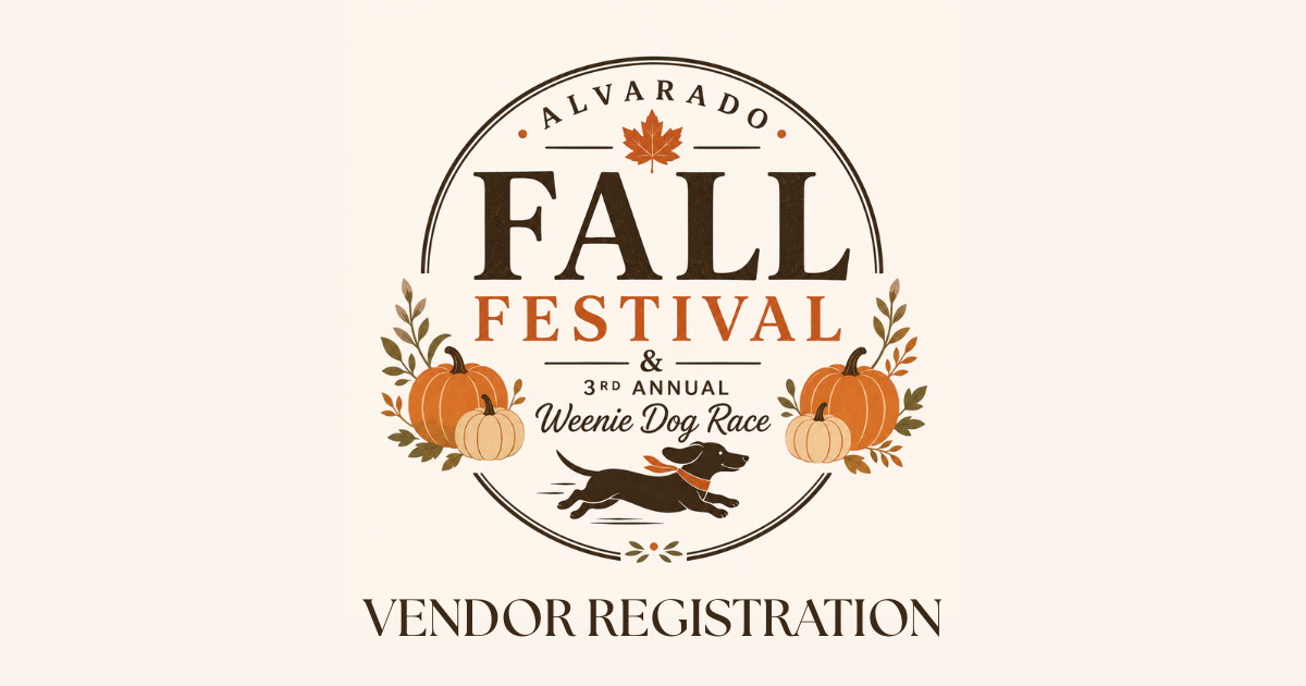 Alvarado's Fall Festival & 3rd Annual Weenie Dog Race Vendor Registration