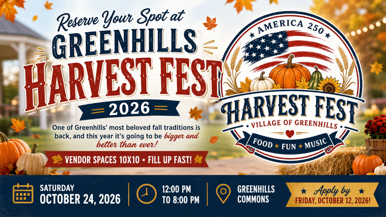 Greenhills Harvest Fest 2026