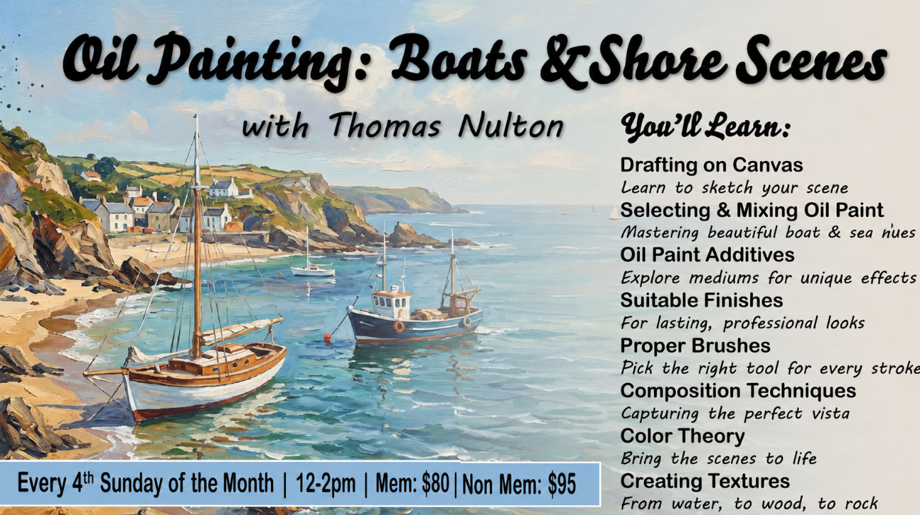 Oil Painting: Boats & Shore Scenes with Thomas Nulton
