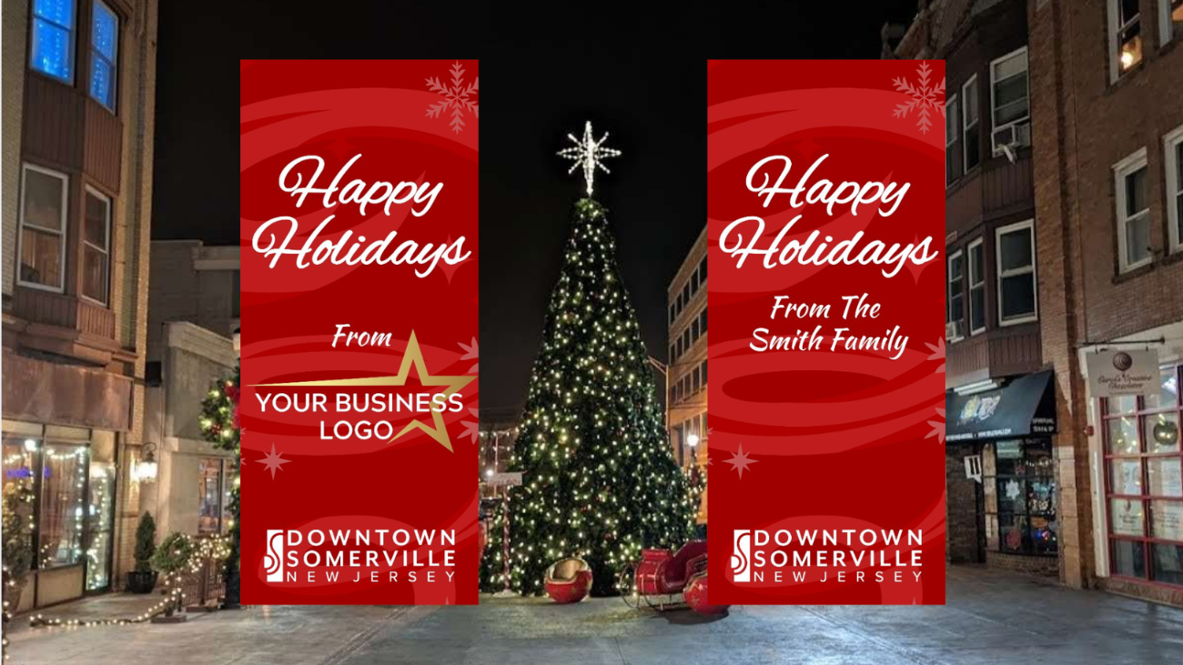 Downtown Somerville Holiday Banner Sponsorship
