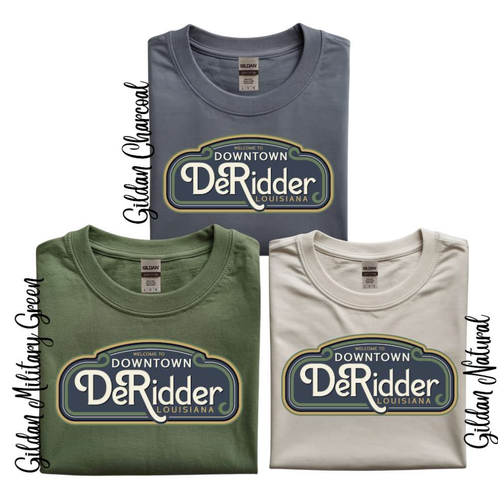 Pre-Order A Downtown DeRidder T-Shirt!