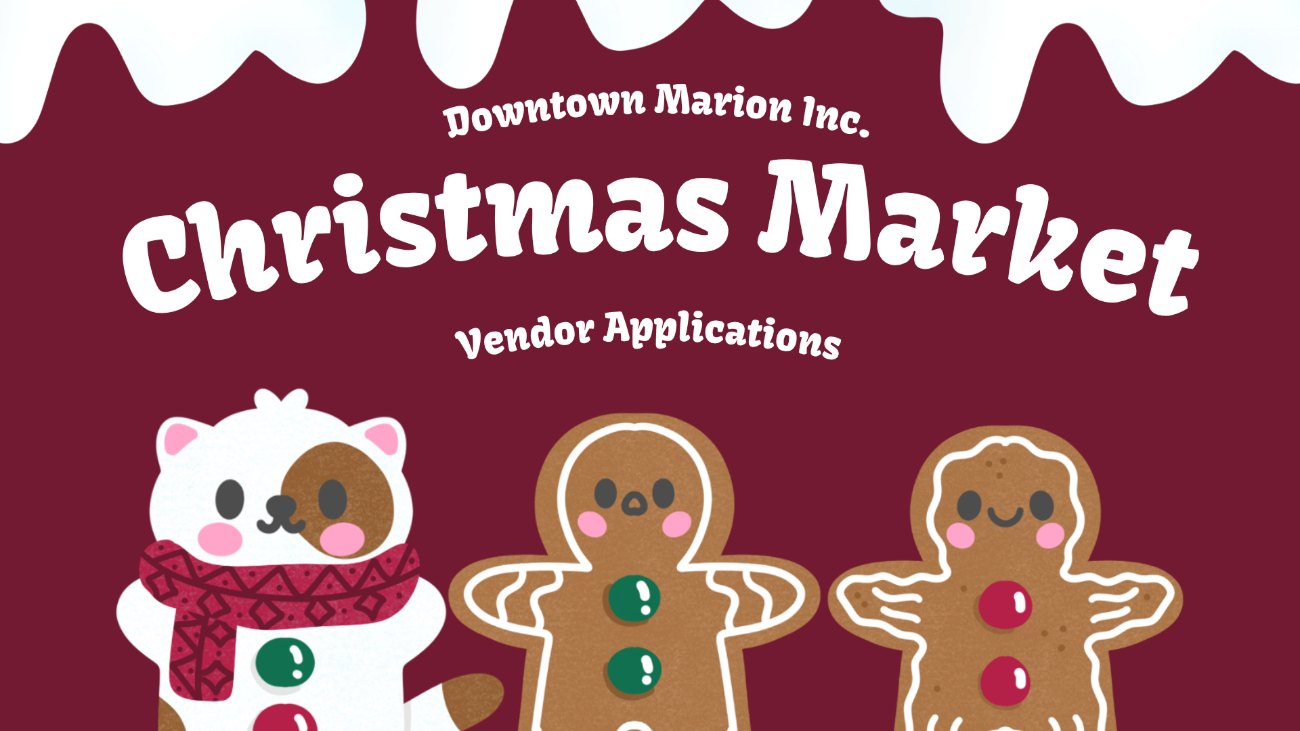 Downtown Marion, INC. Christmas Market Registration
