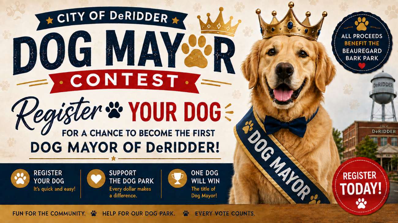 City of DeRidder Dog Mayor Contest