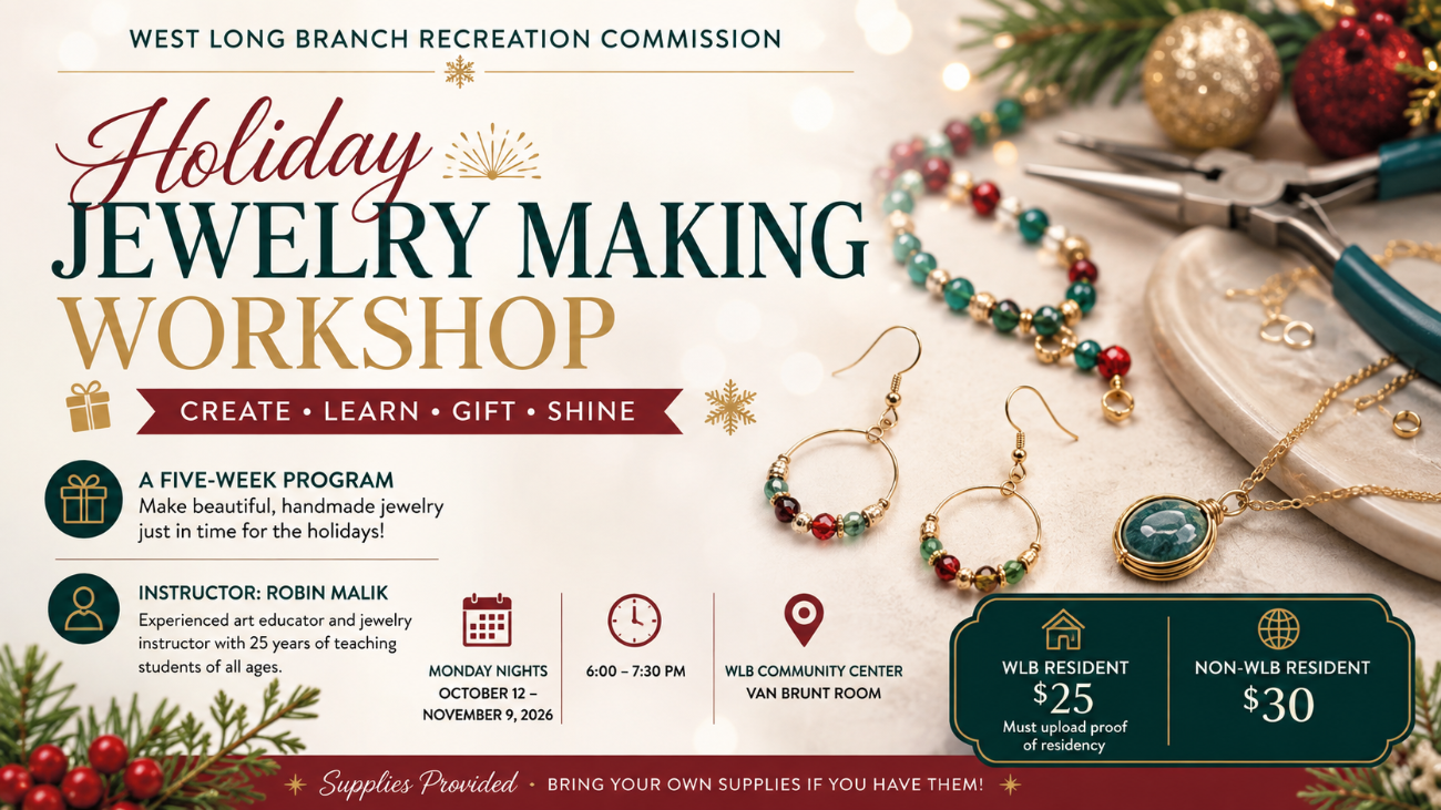 Holiday Jewelry Making Workshop