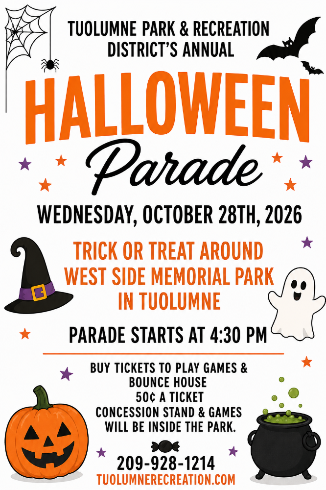 TPRD Halloween Parade 10/28/26