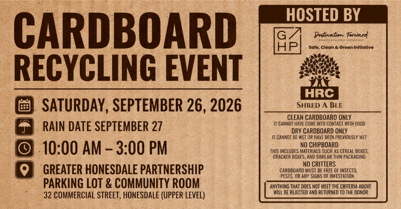 Cardboard Recycling Volunteers