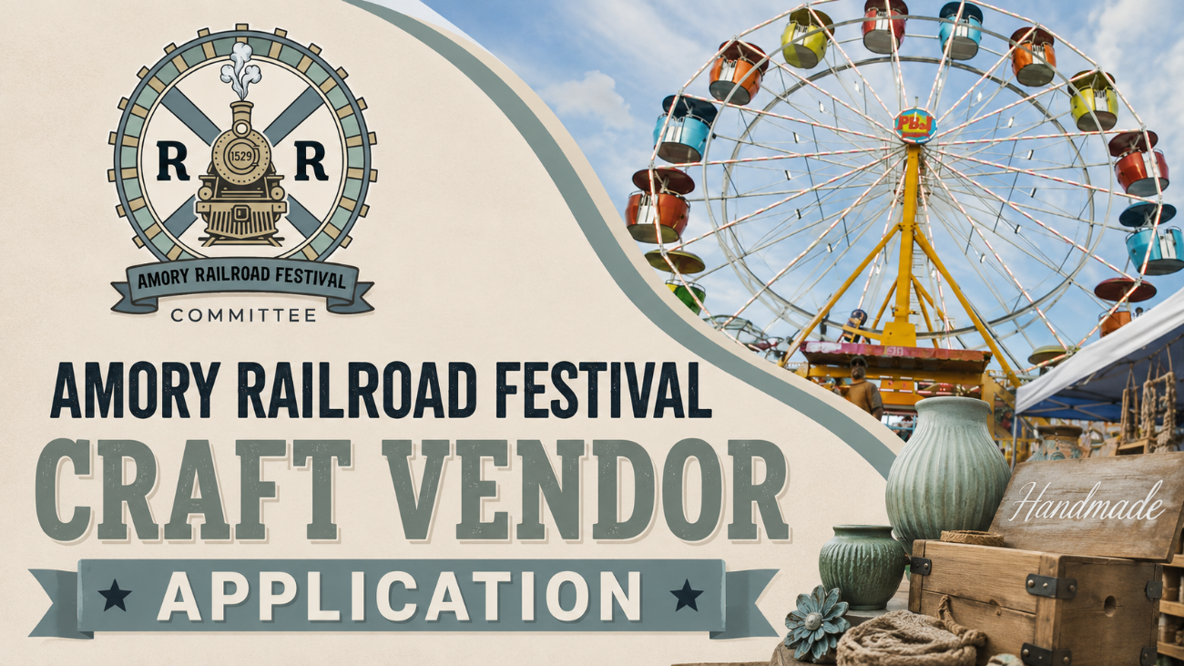 Amory Railroad Festival Craft Vendor Application