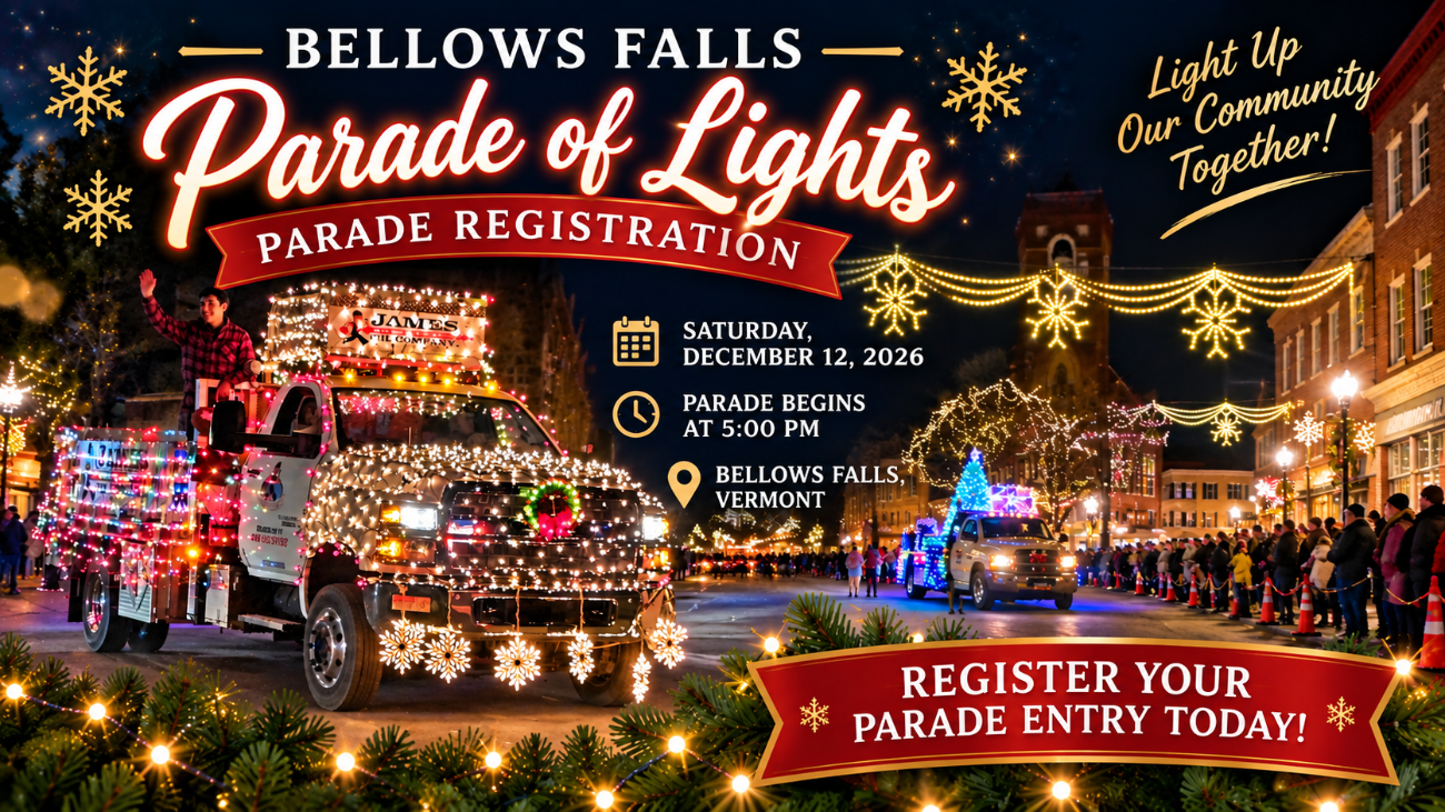 6th Annual Bellows Falls Parade of Lights Registration