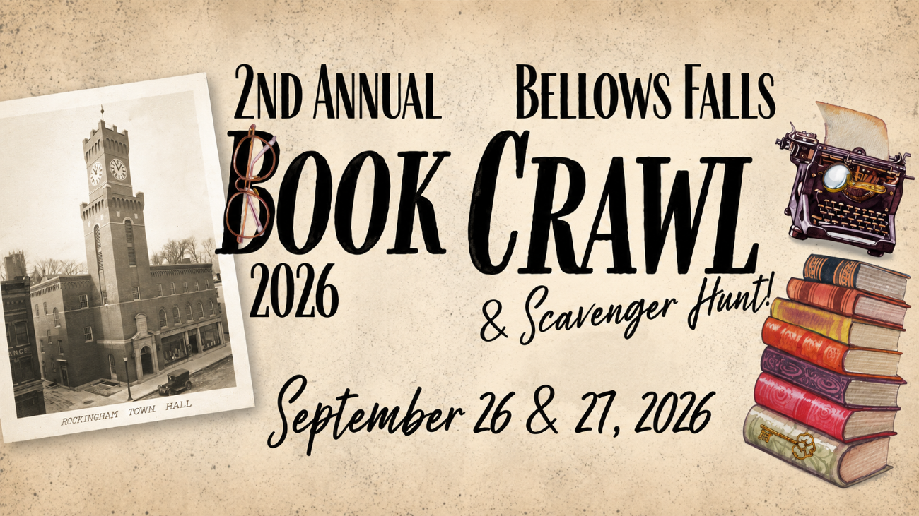 Explorer's Map: Bellows Falls Book Crawl