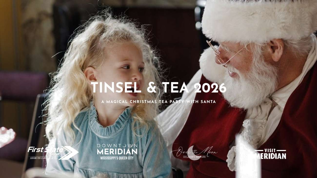 Downtown Meridian Tinsel & Tea Table Registration