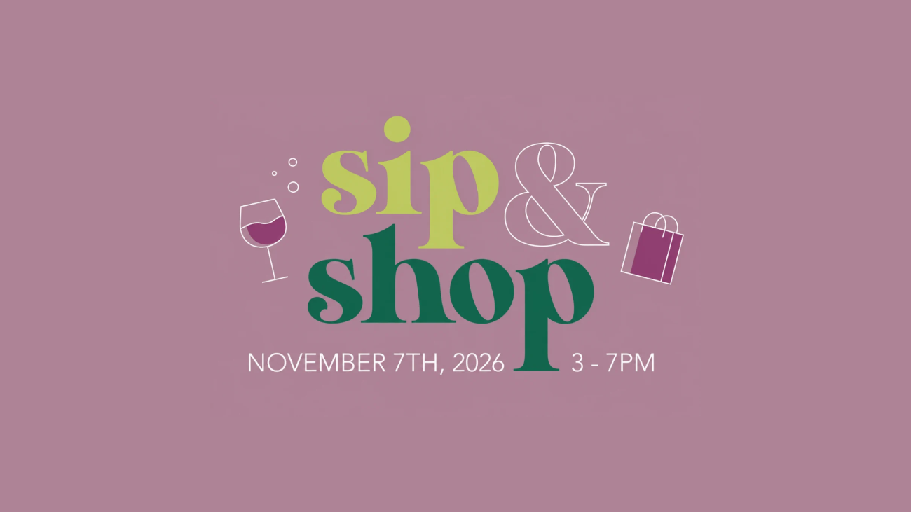 Sip & Shop 2026 Sponsorship Opportunities