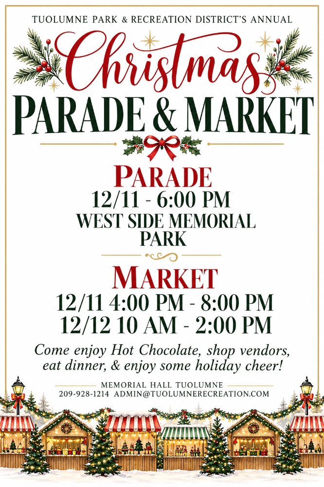 TPRD Christmas market Vendor Sign Up 