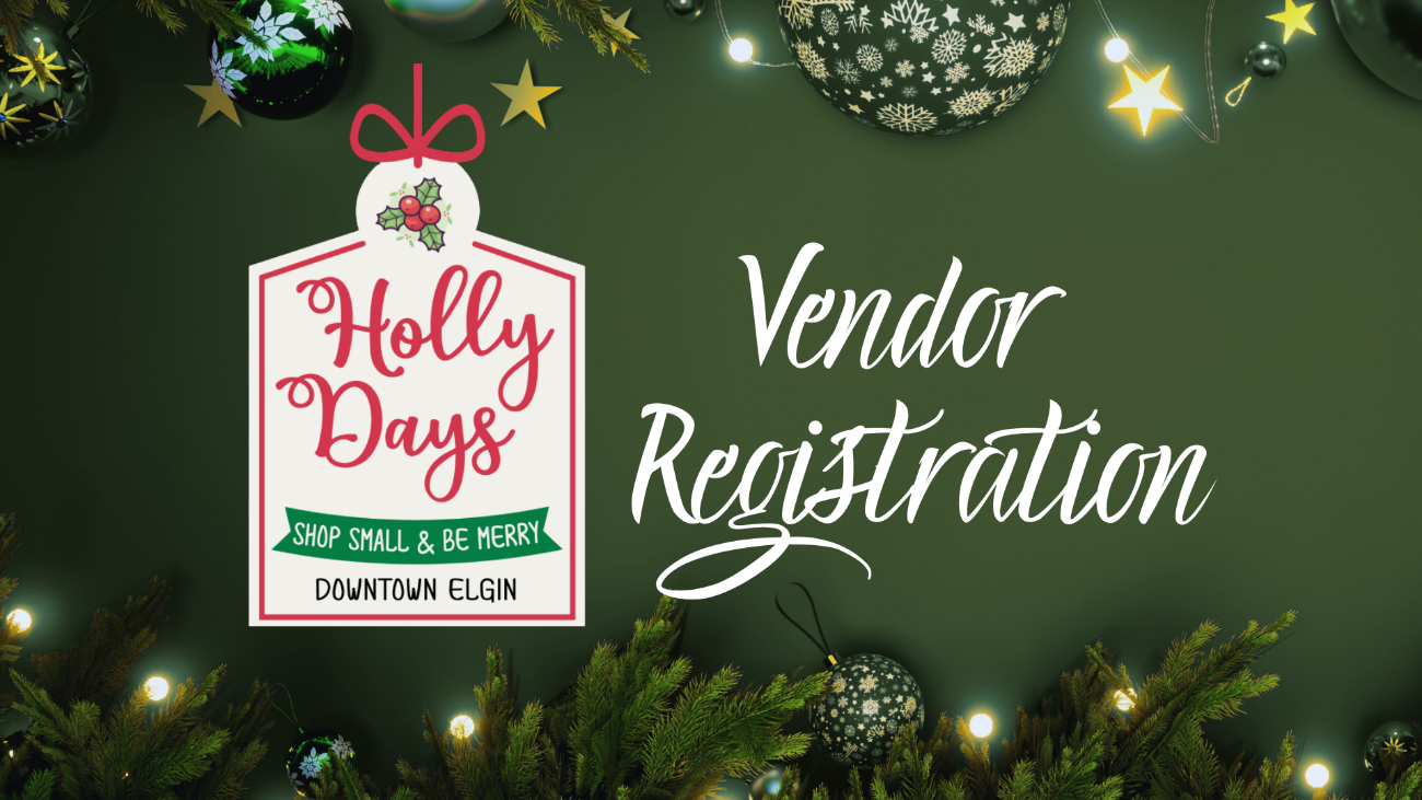 2026 Holiday Pop Up Market Vendor Application