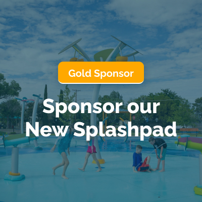 Gold Splash Pad Sponsor