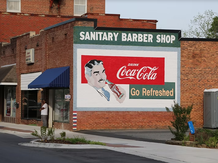 Restored Coca-Cola Mural