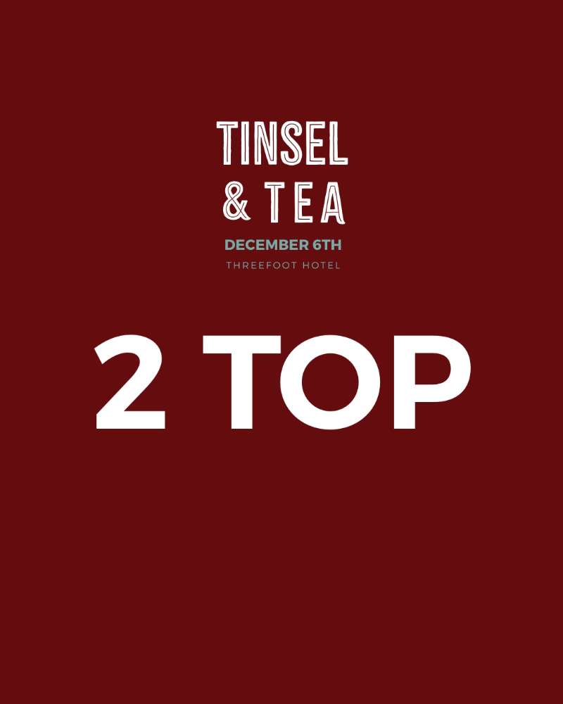 2 Top Table from 2:00p-3:00p