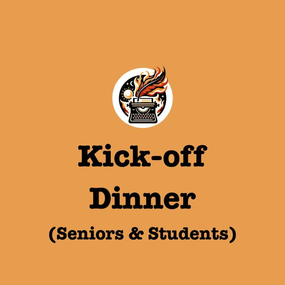 Kick-off Dinner - Seniors and Students (Friday September 18th)