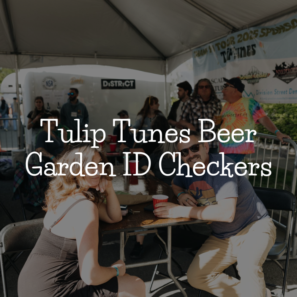Tulip Tunes Beer Garden ID Checkers