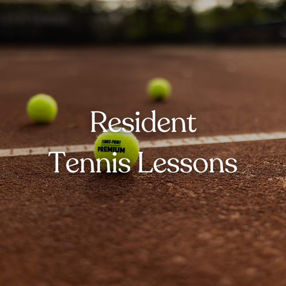 High School and Adult Tennis Resident