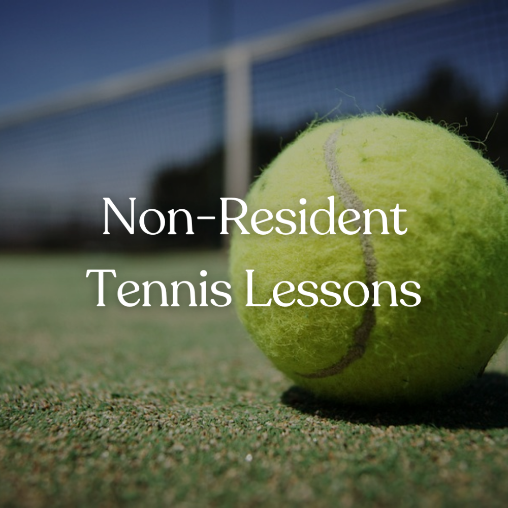 High School and Adult Tennis Non-Resident