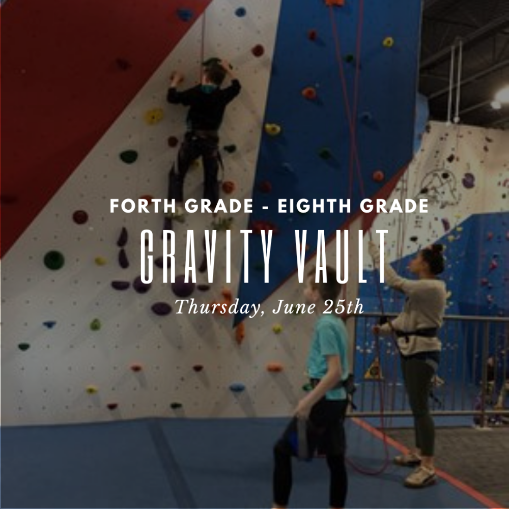Gravity Vault Rock Climbing Registration