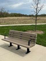 Existing Bench at Hoffman Park (Facing NW into Hoffman Park)