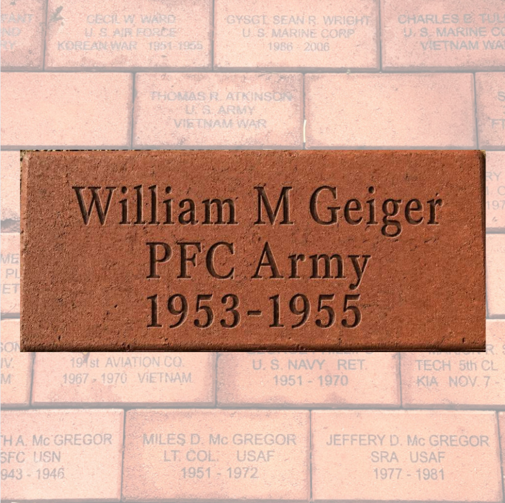 Service Set in Stone WITHOUT Military Branch Emblem