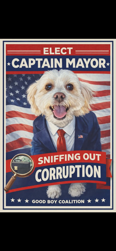 Vote Captain (Big CapCap) for Pet Mayor