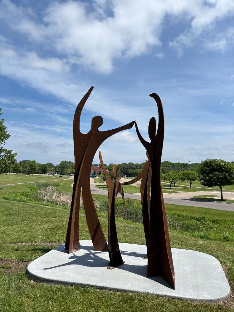 'Friend of Youth' sculpture at Lakefront Park